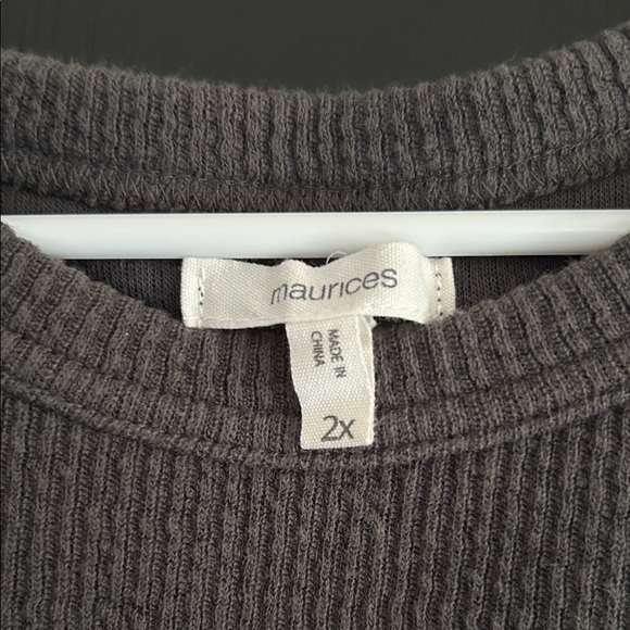 Maurices Charcoal Gray Sweatshirt - Picture 2 of 3